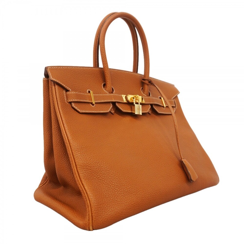 Hermes Birkin 35 Togo Gold Handbag (□H stamp) - Women's - Picture 2 of 13